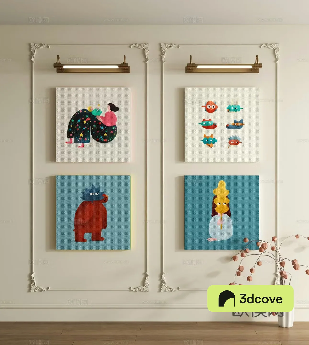 Dopamine decorative painting