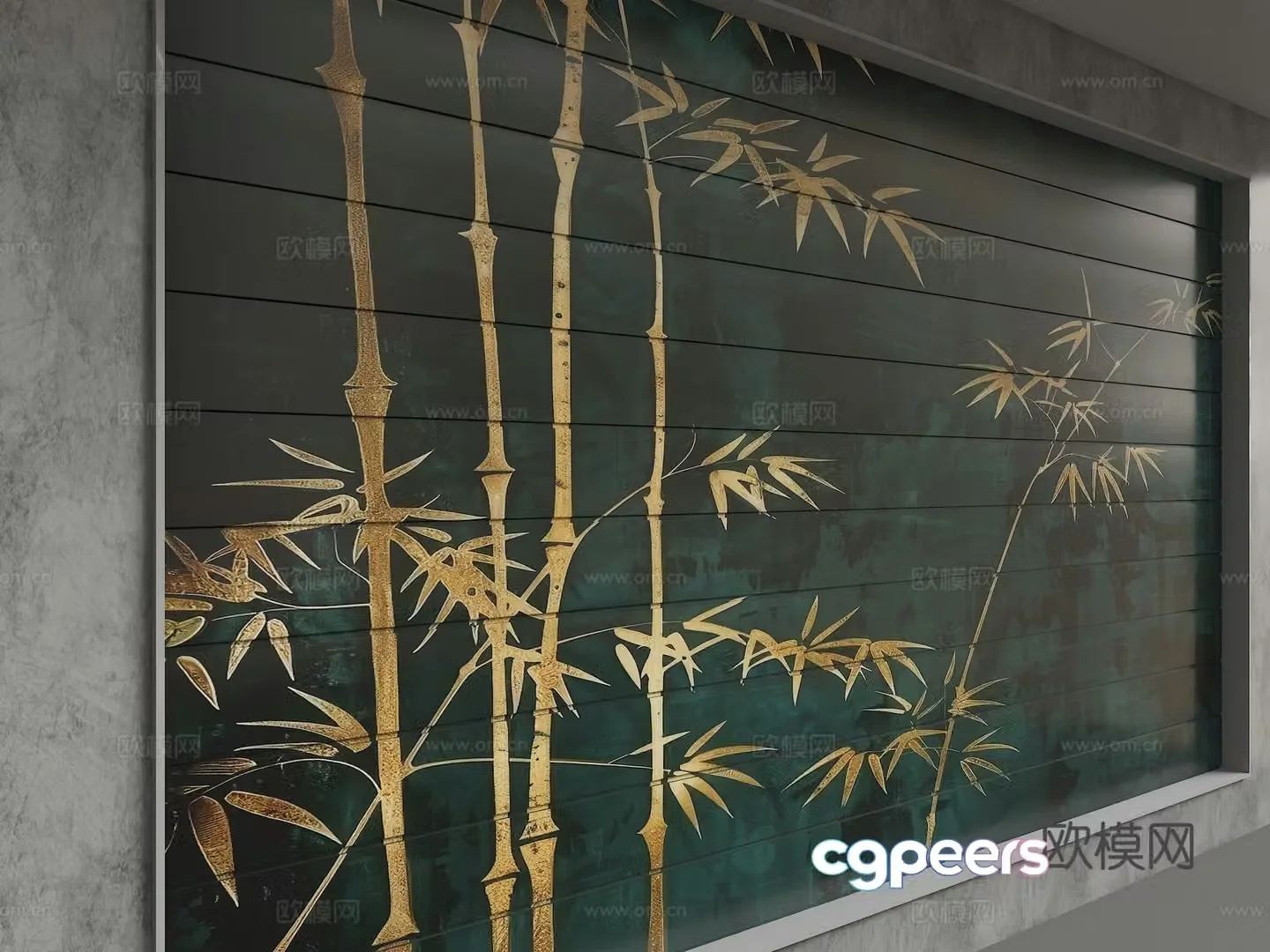Modern background wall 3d model