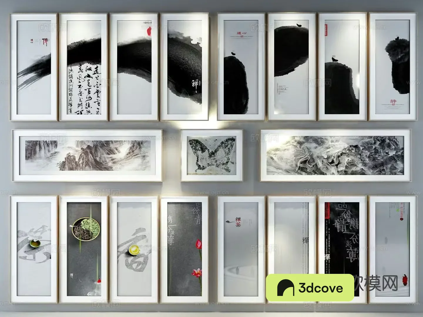 New Chinese style ink painting decorative painting