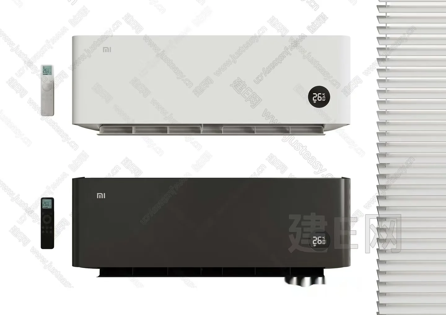 A Modern Air Conditioner 3D Model – 9447 – VRAY Render
