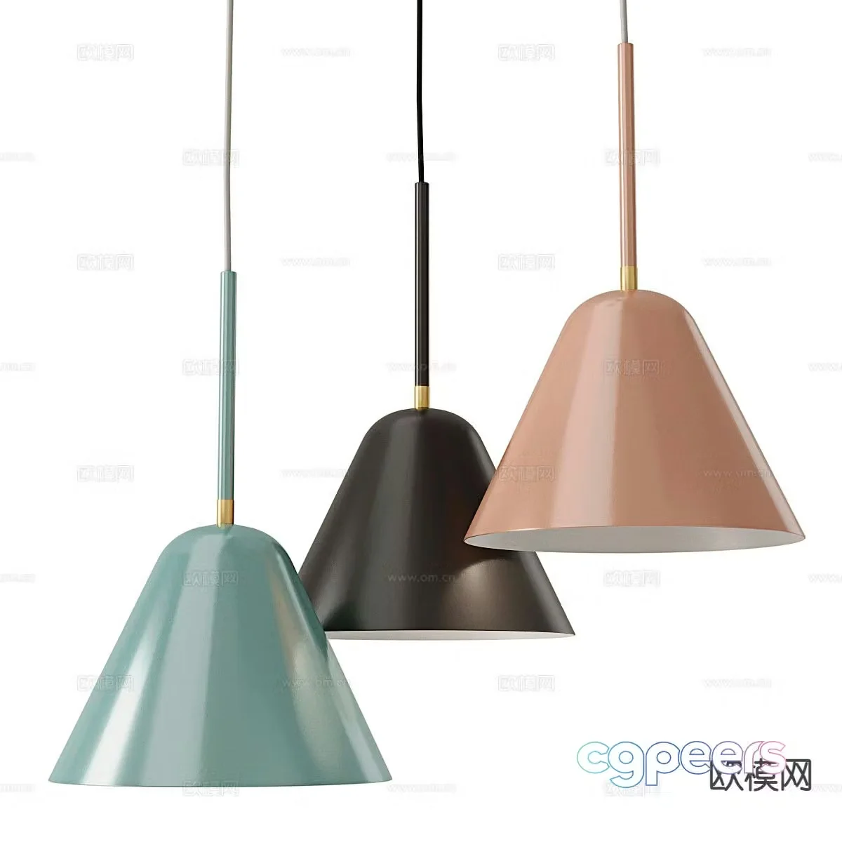 Modern ceiling lamp 3d model