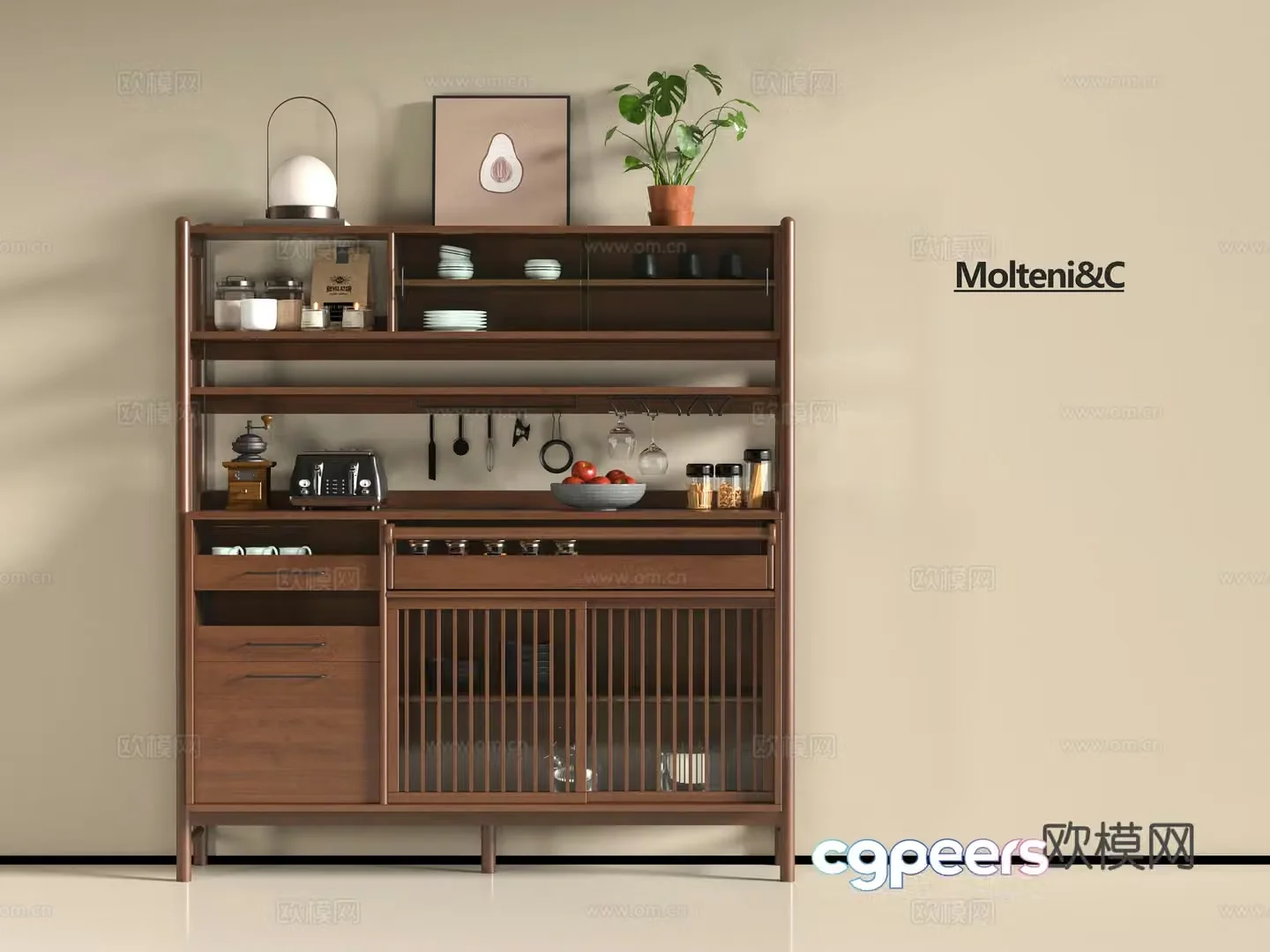 New Chinese sideboard 3D model