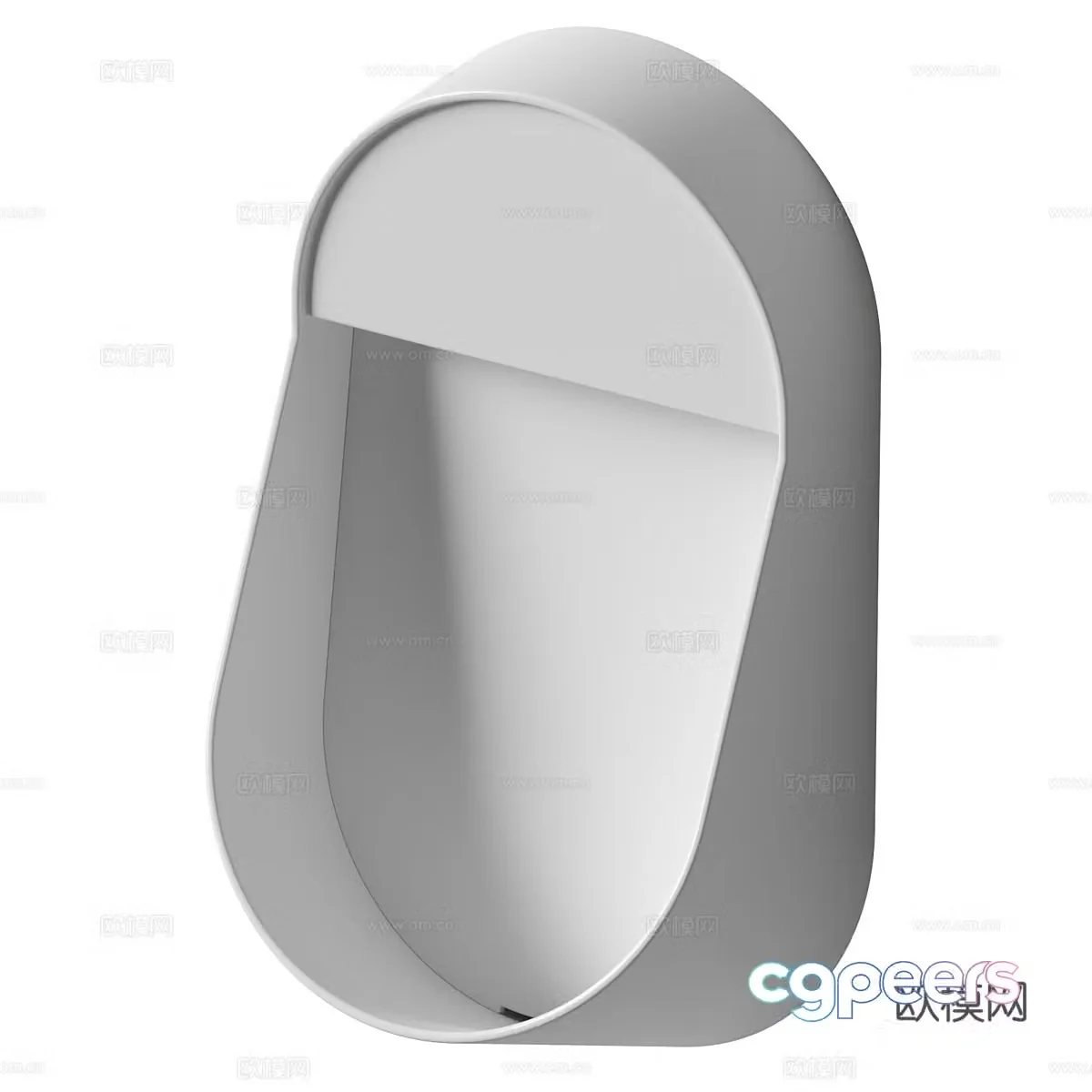 Modern Italian minimalist Era urinal 3d model