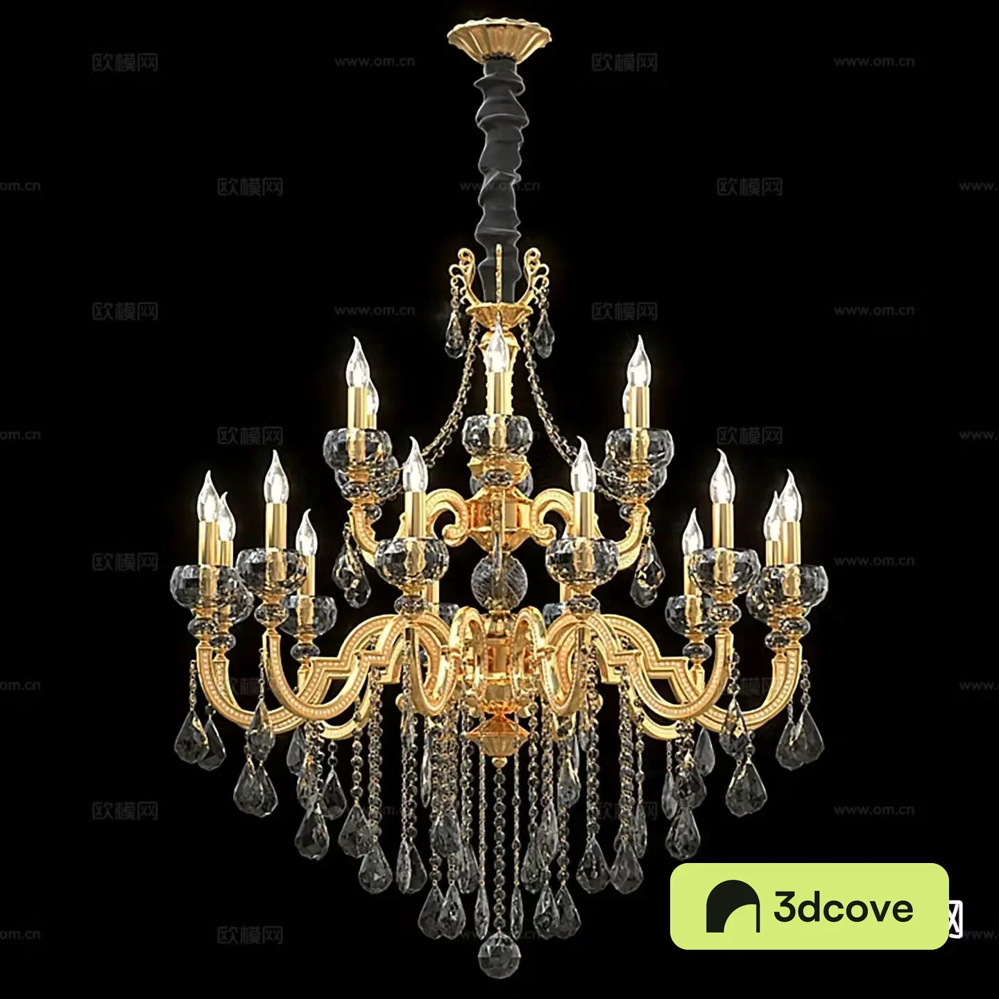 French chandeliers crystal lamp lobby lamp