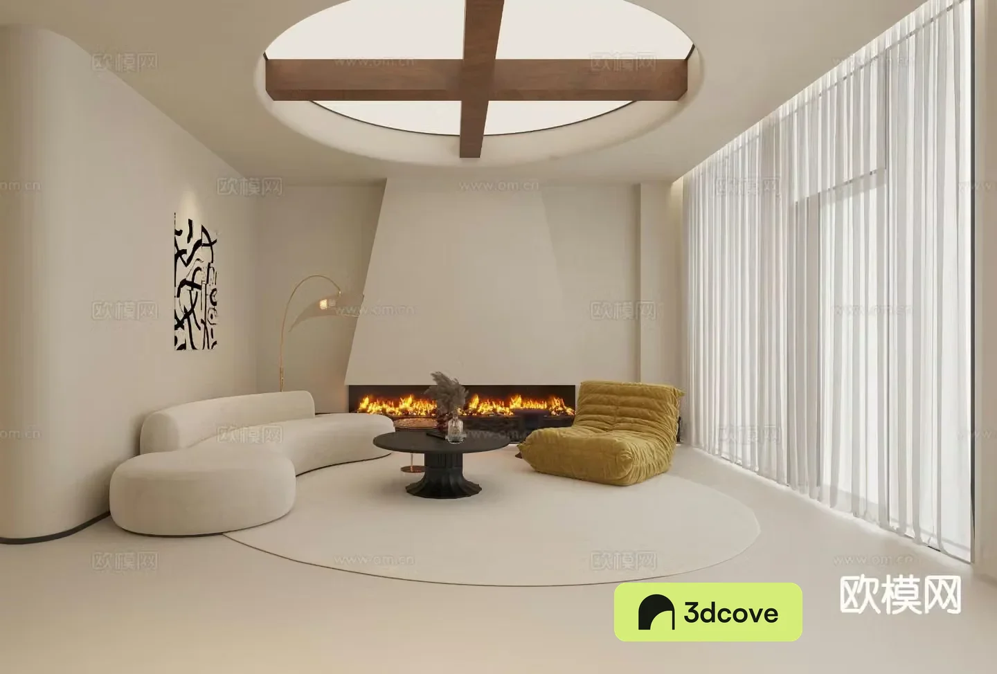 Cream style living room