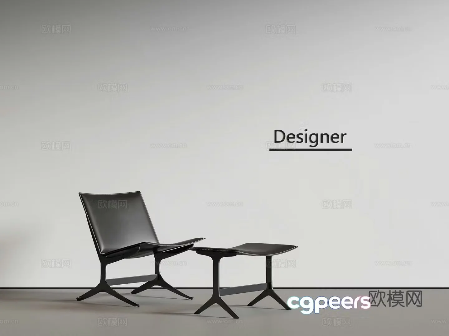 Modern casual chair sofa chair 3d model