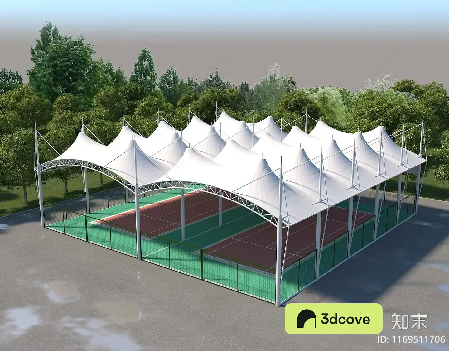 A Large Outdoor Sports Complex