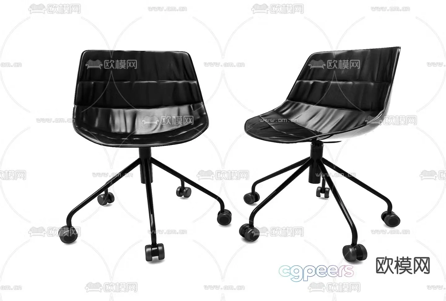 Office chair conference chair staff chair 3d model