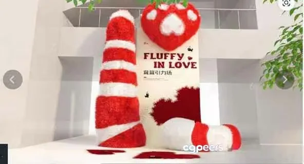 Fluffy In Love Poster 3D Model – 9961 – VRAY Render