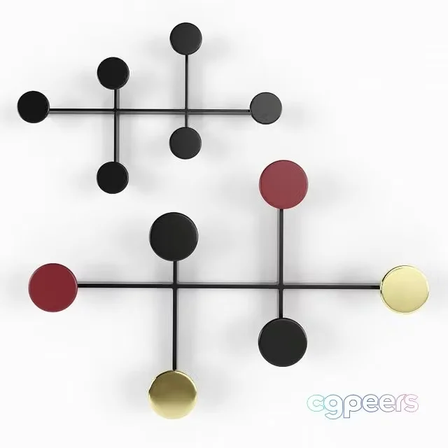 3ds Max Free – Perchero Afteroom Coat Hanger by Menu