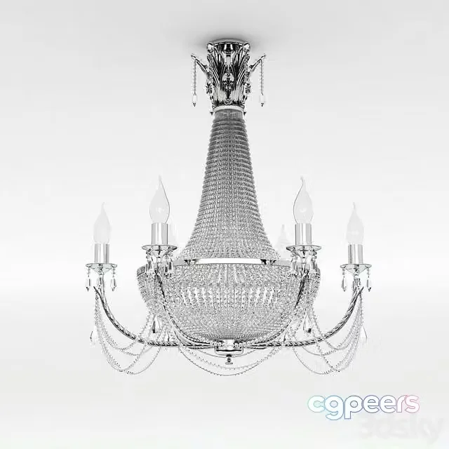 3ds Max Free – Classic chandelier