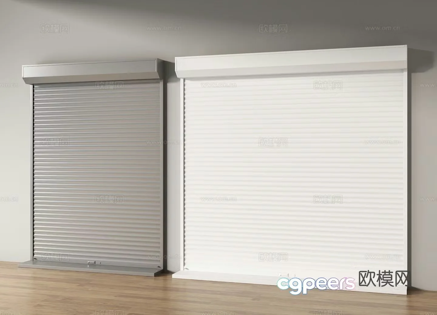 rolling shutter door rolling shutter garage door 3d model