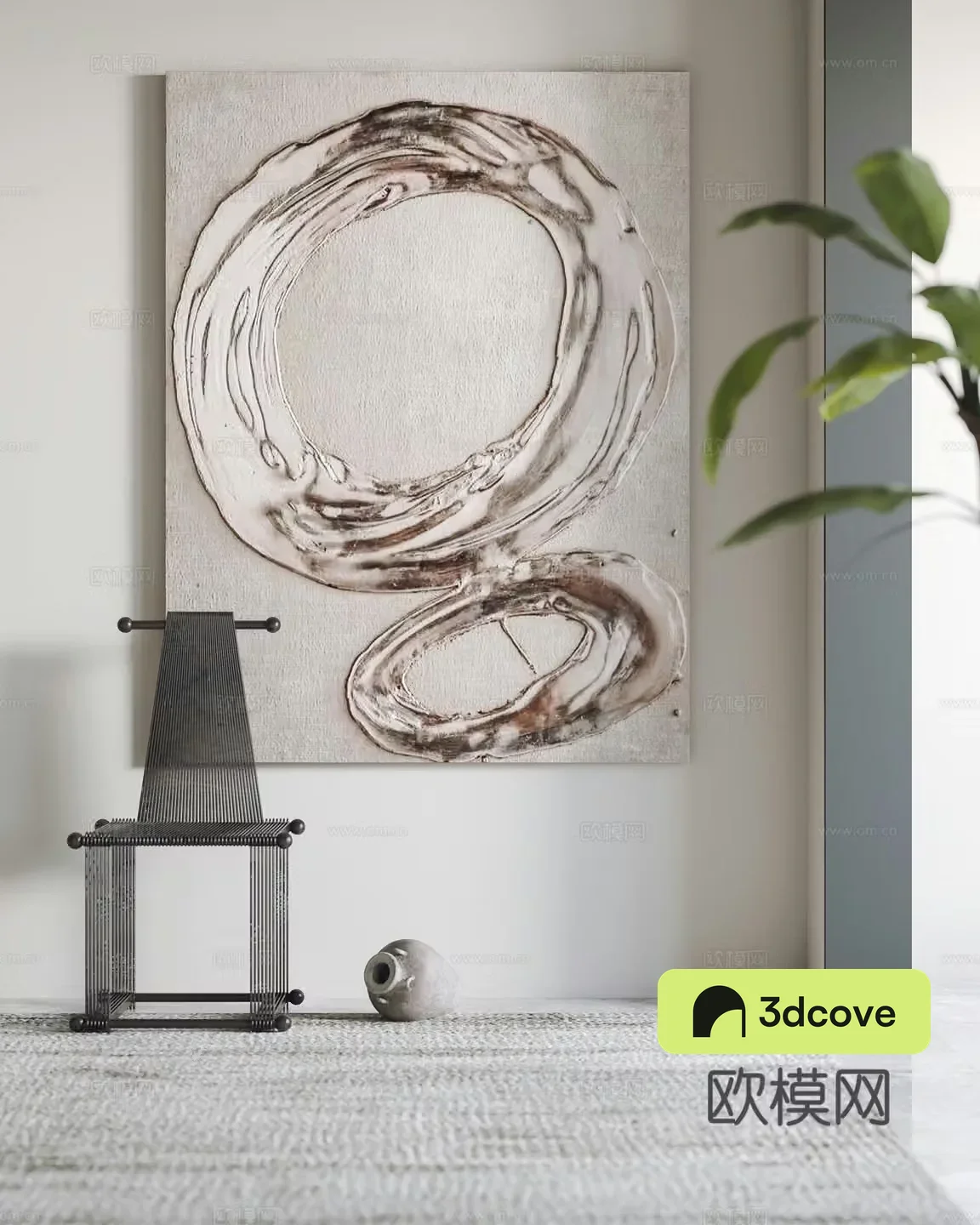 Modern decorative paintings hanging paintings leisure chair