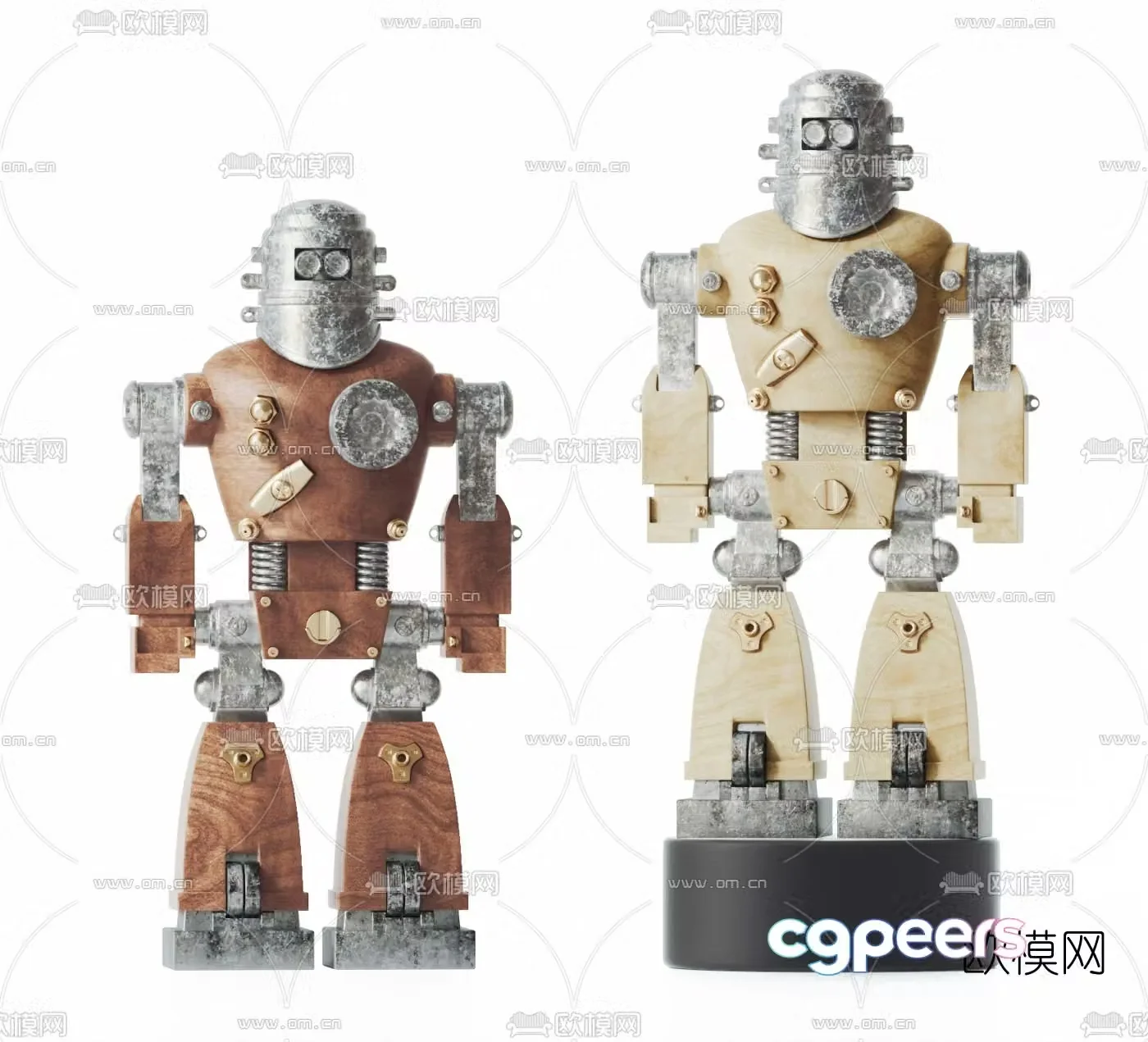 Modern robot toy 3d model