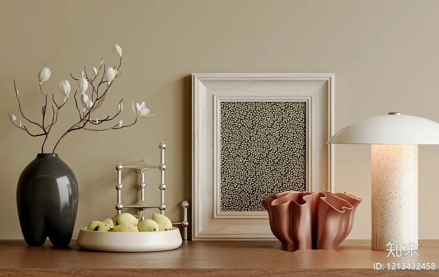 Modern Home Decor 3D Model – 5609 – VRAY Render