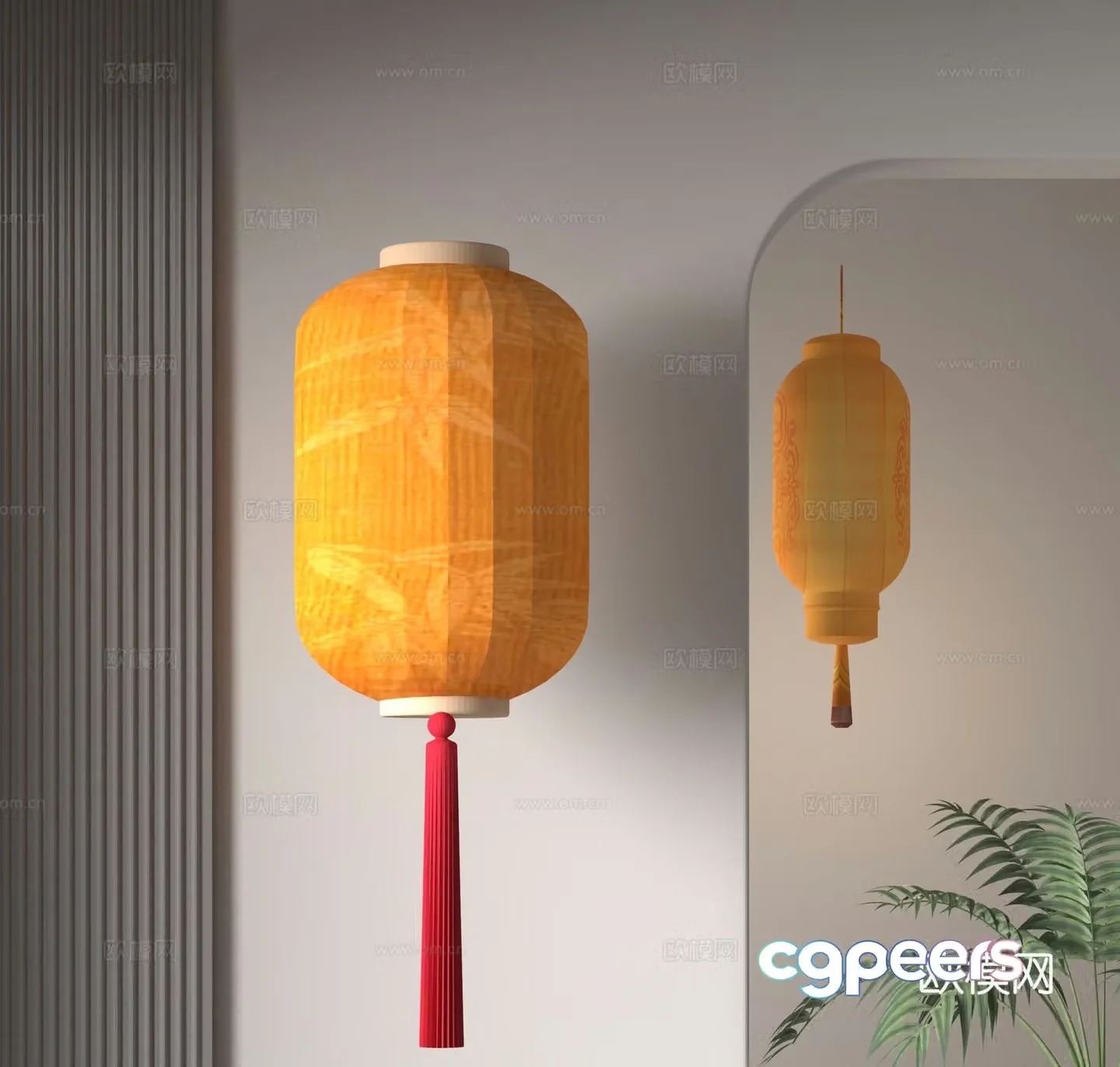 Chinese lantern 3d model