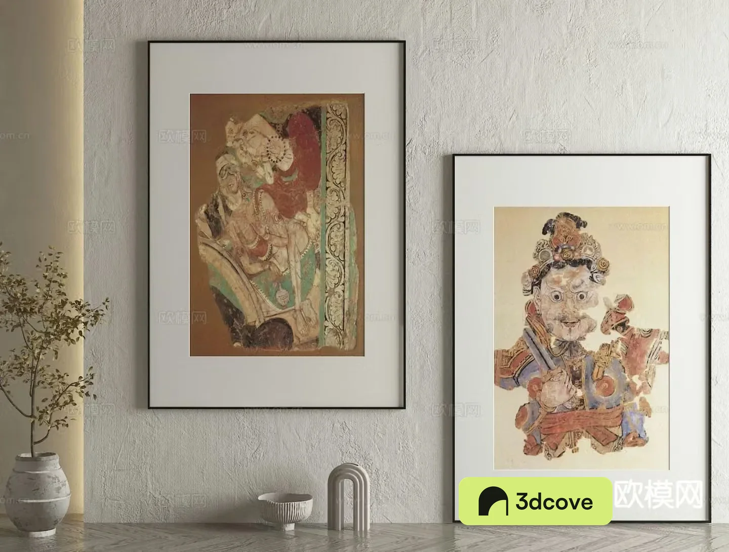 New Chinese style decorative painting figure painting hanging painting