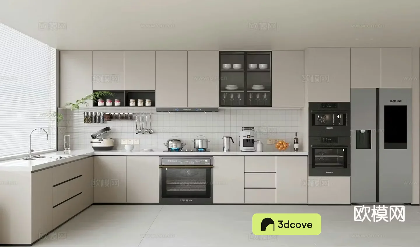 modern kitchen cabinet
