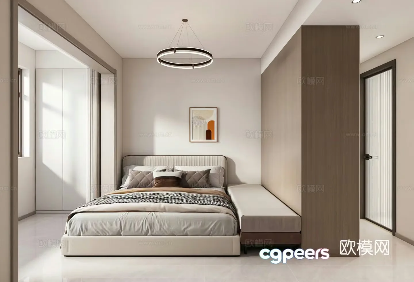 Modern bedroom 3d model