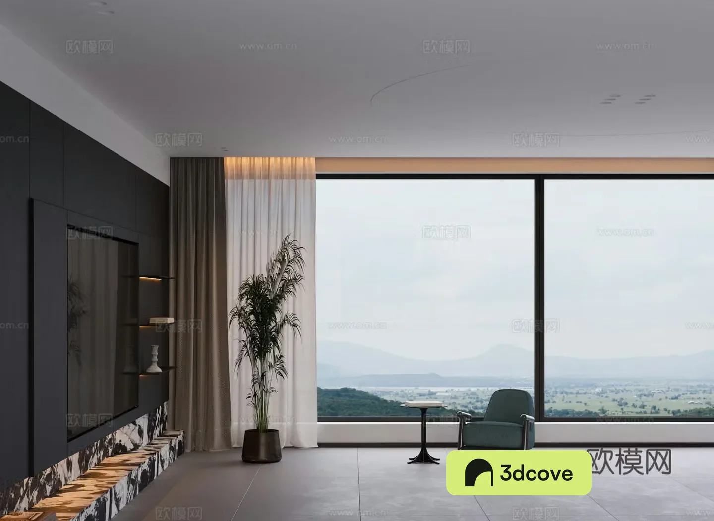 Italian simple leisure chair balcony chair