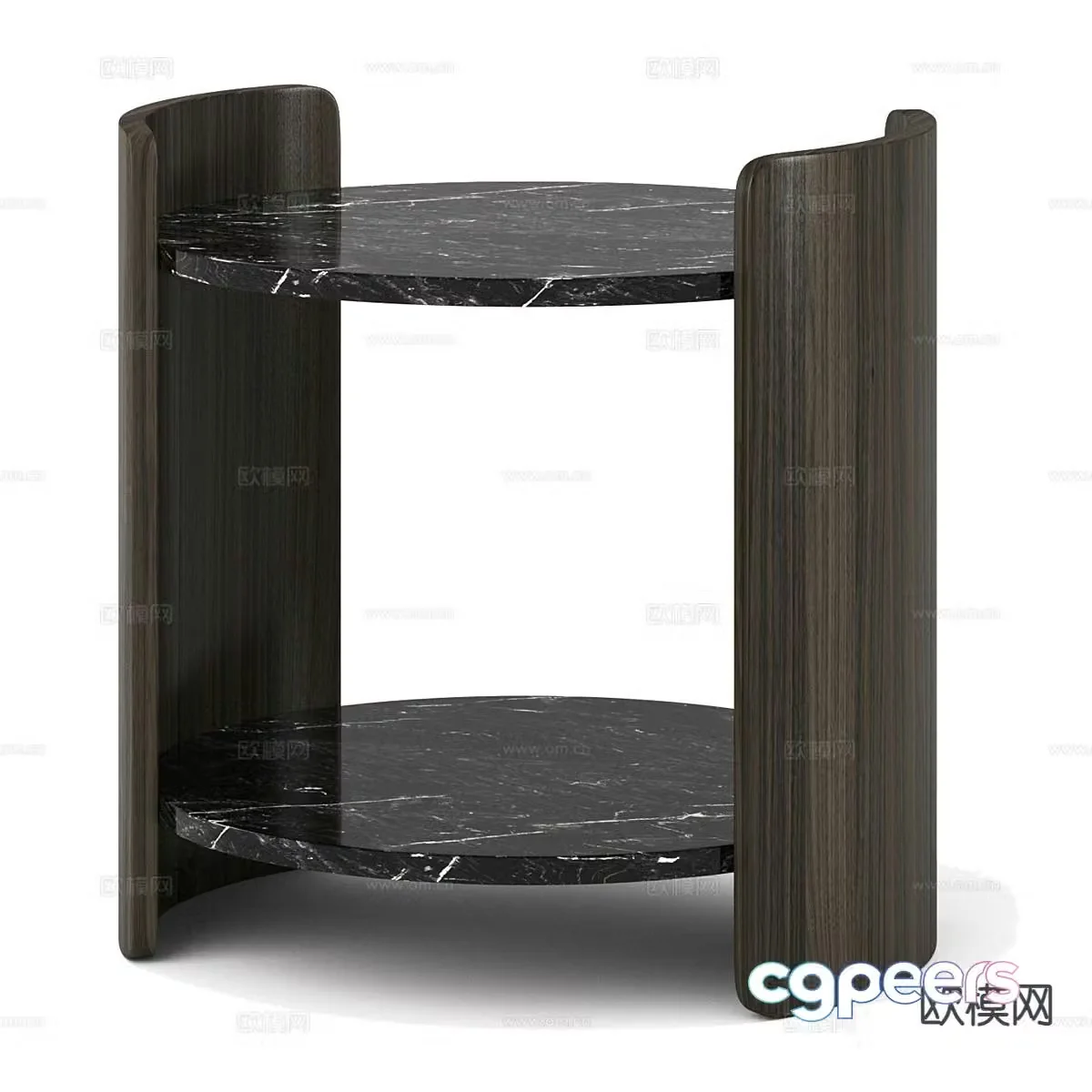 Modern bedside table 3d model