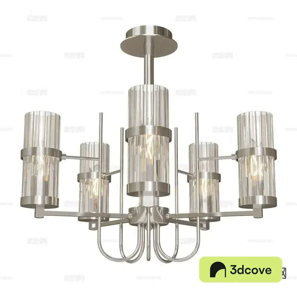 Stilfort glass chandelier multi-head chandelier