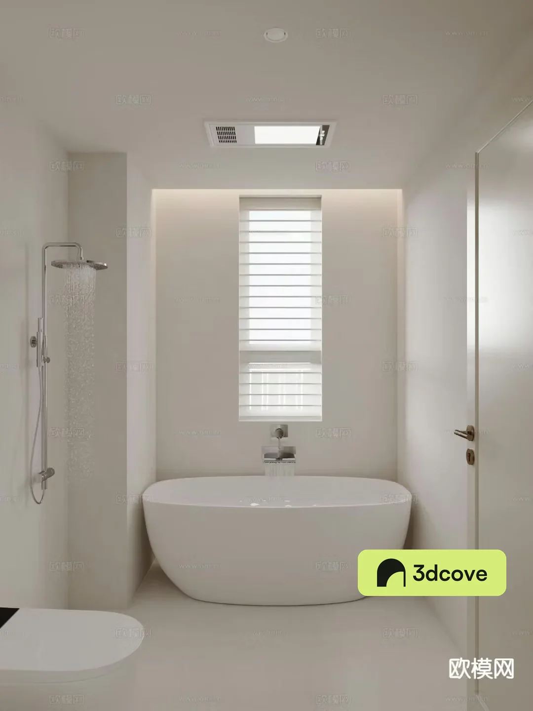 Modern bathroom toilet