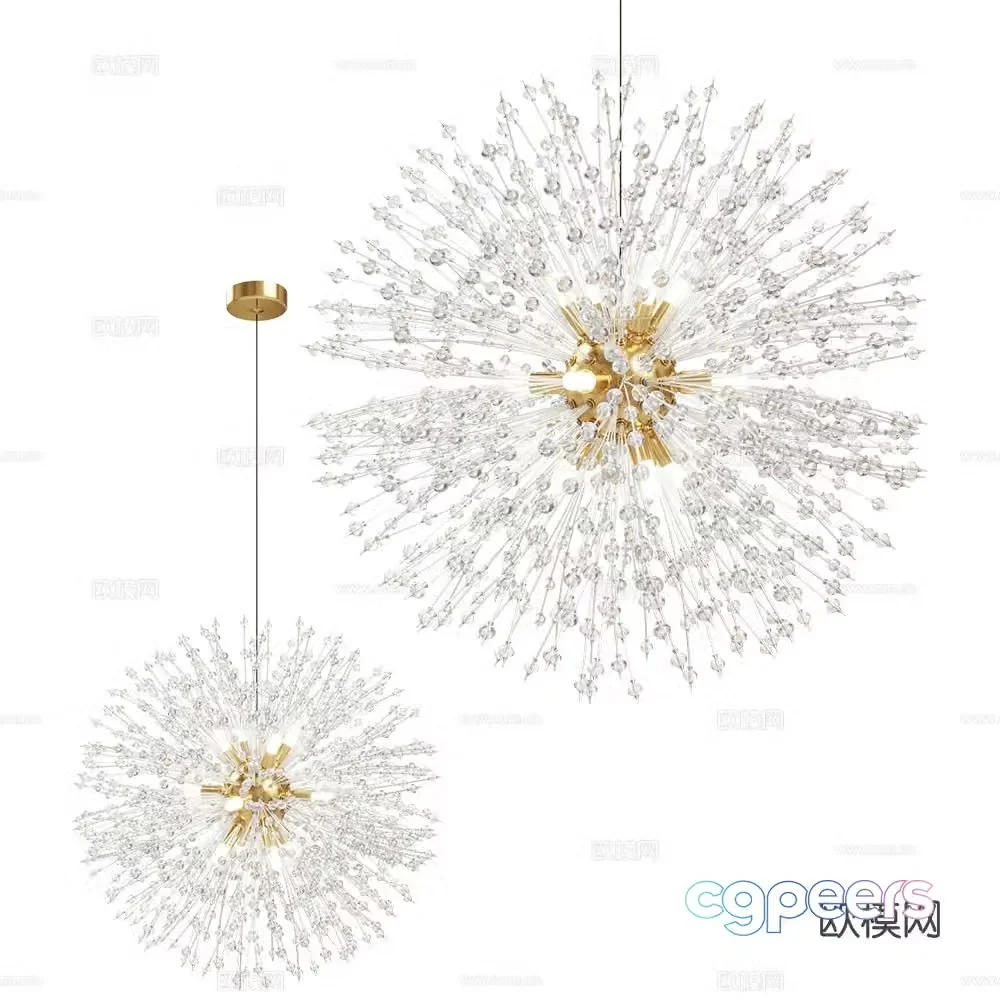 Stilfort crystal chandelier 3d model