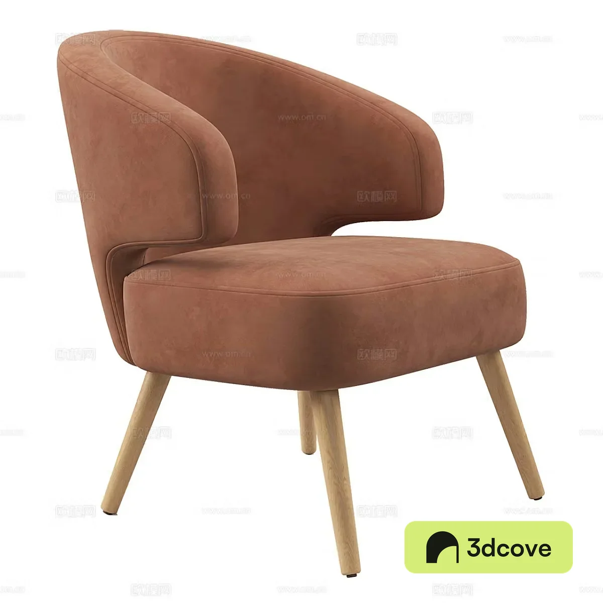 Modern simple single sofa simple sofa casual sofa living room sofa