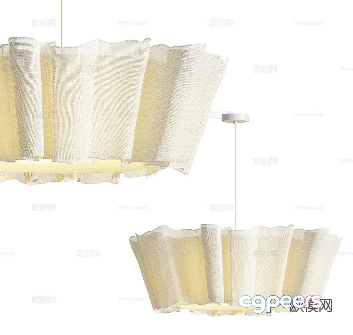 Art chandelier Creative chandelier Living room chandelier 3d model