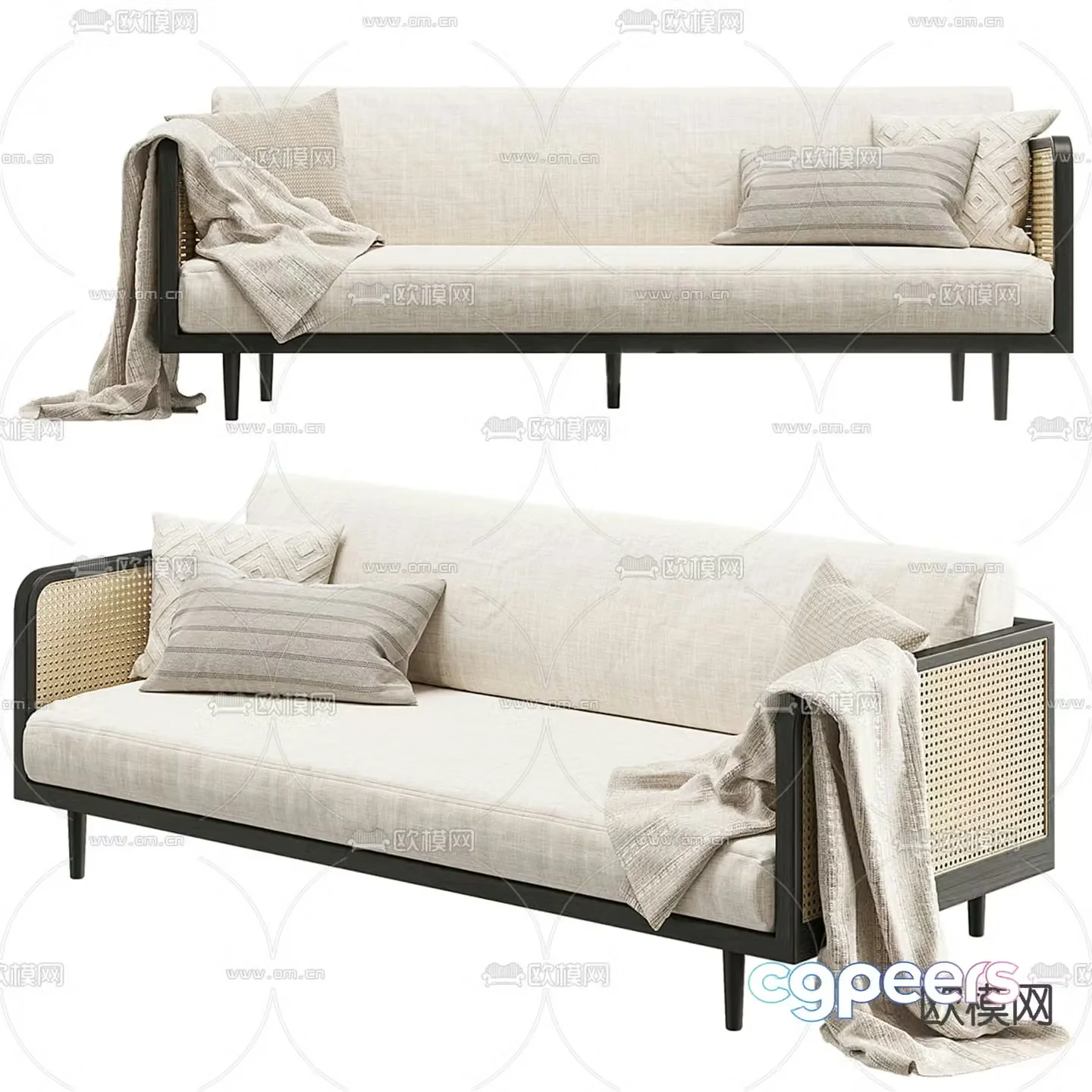 Cosmo multi-seater sofa 3d model