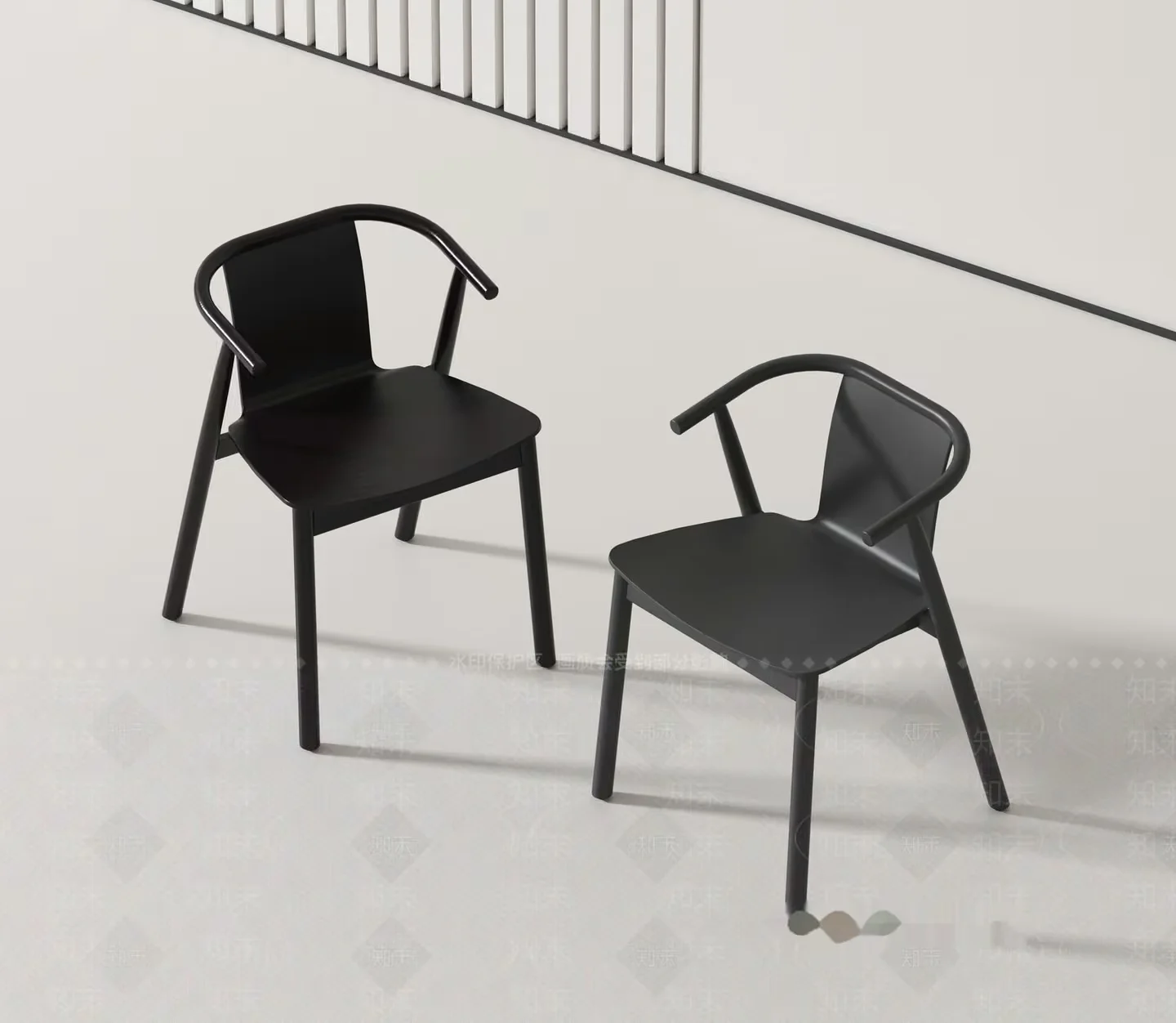 Wooden Chairs 3D Model – 10584 – VRAY Render