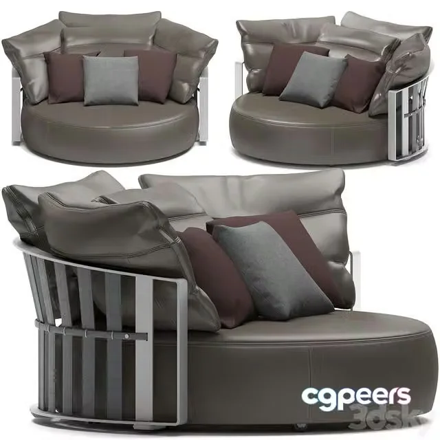 3ds Max Free – Scarlett Sofa Poltrona Frau