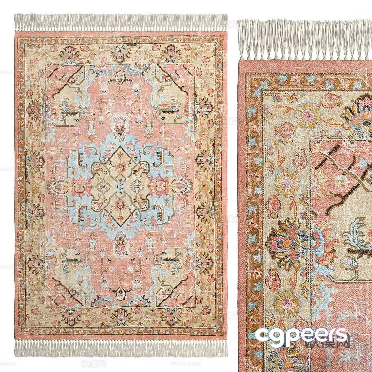square carpet 3d model