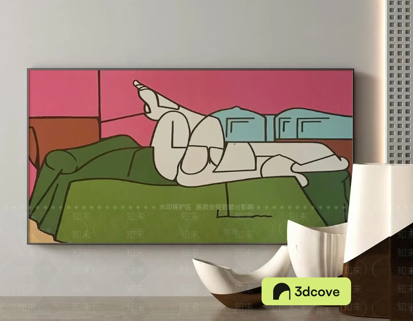 Modern Abstract Art Piece