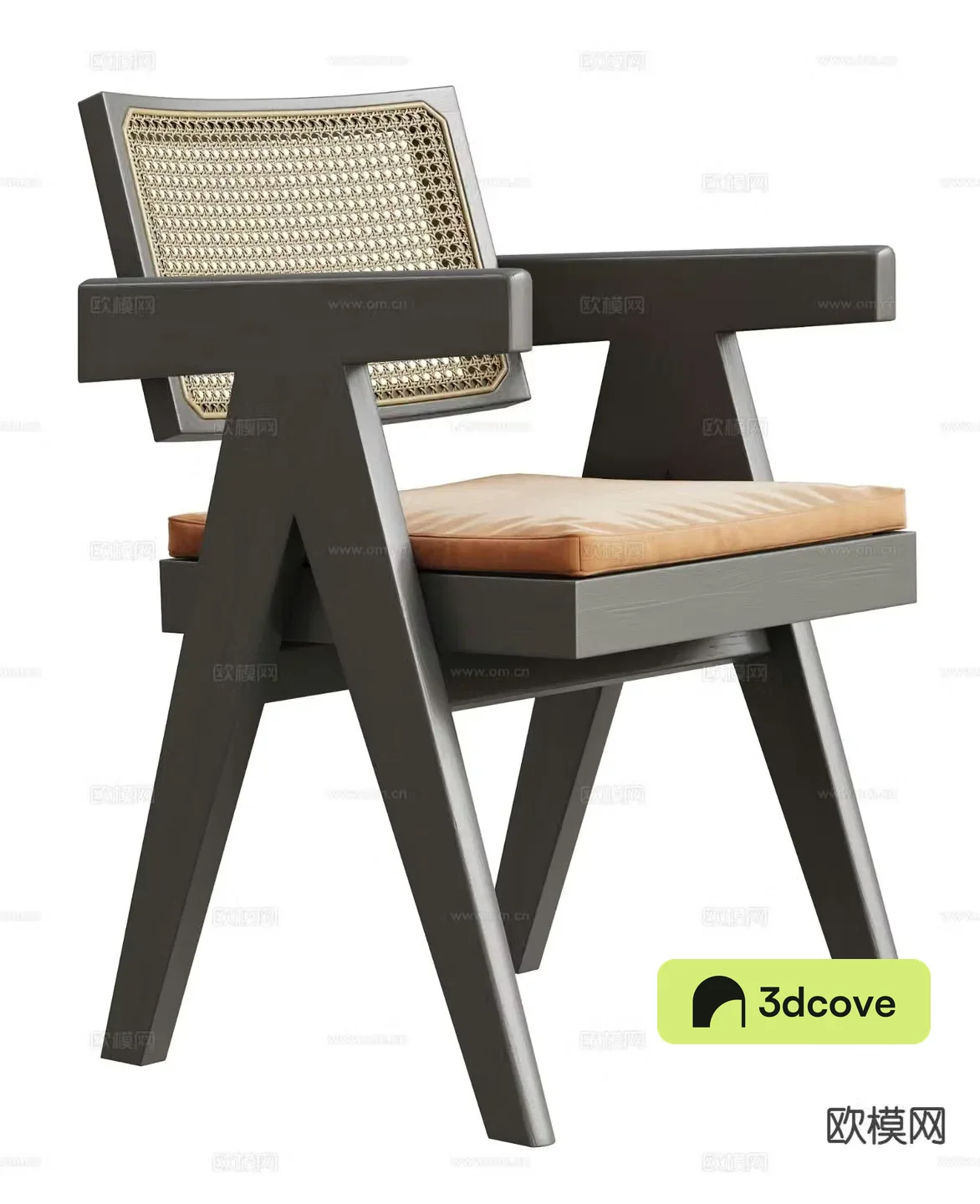 Wabiji rattan single chair dining chair