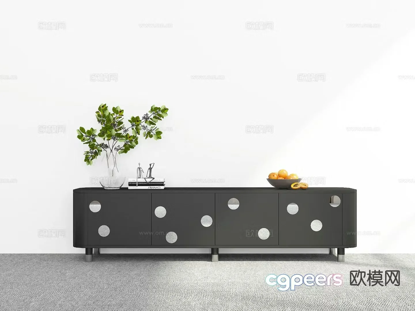 Modern TV cabinet 3d model