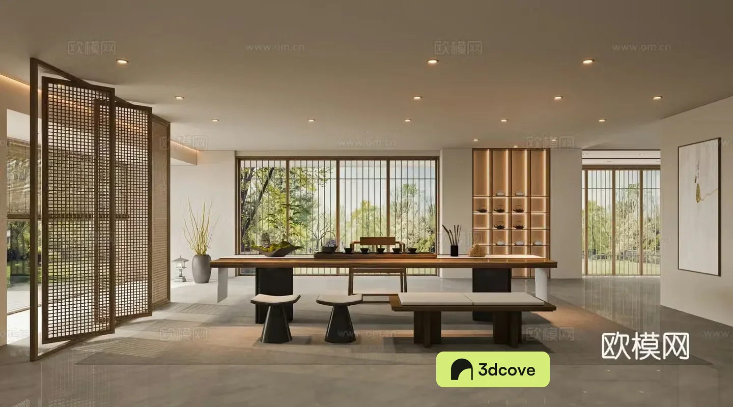 New Chinese tea room