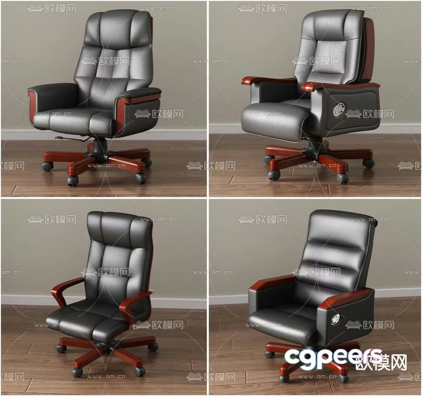 Office chair boss chair executive chair 3d model