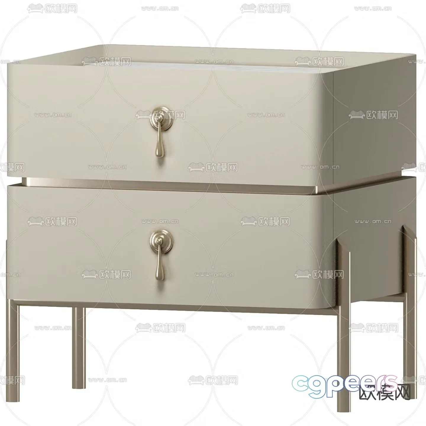 bedside table 3d model