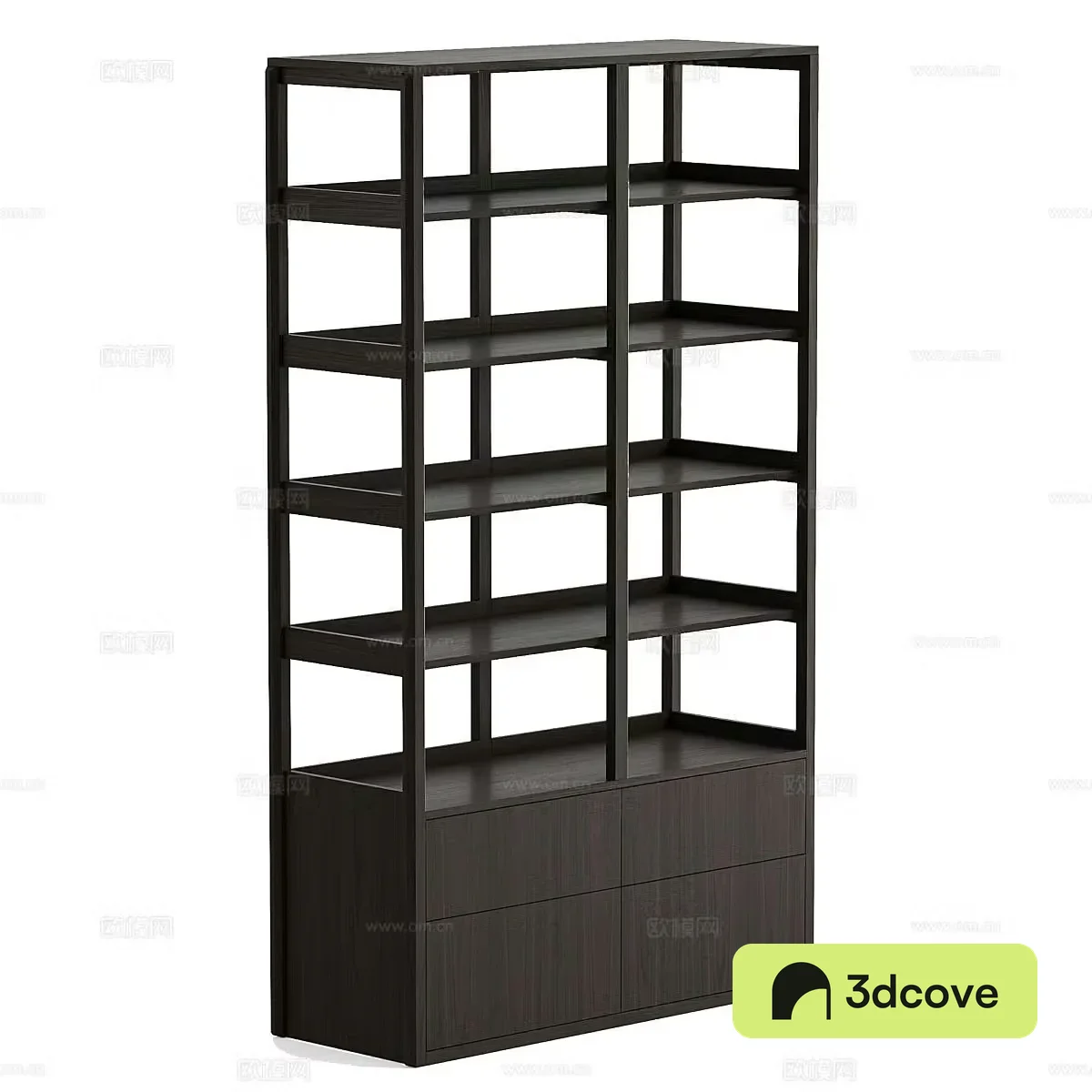 Modern minimalist decorative cabinet bookshelf