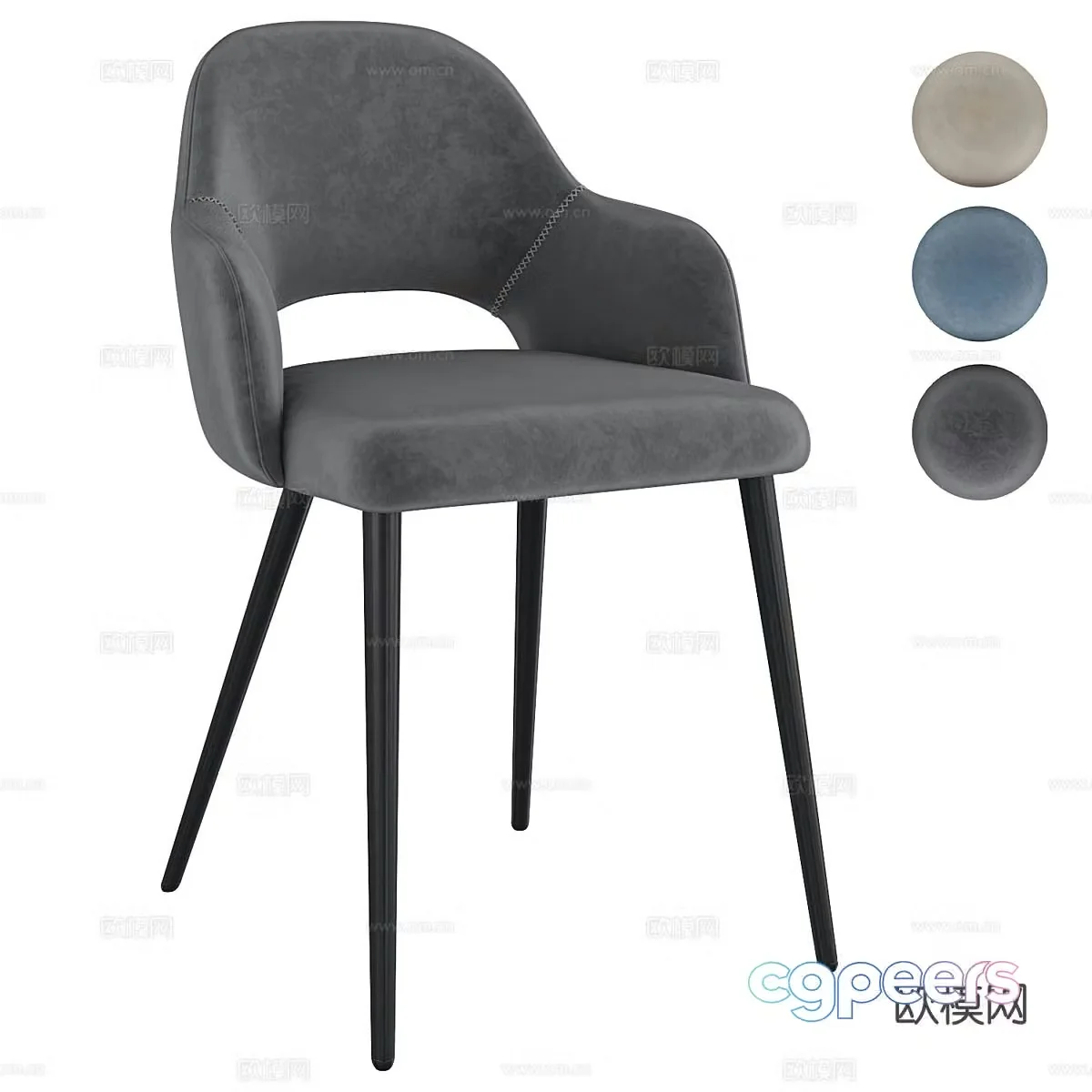 chair dining chair 3d model