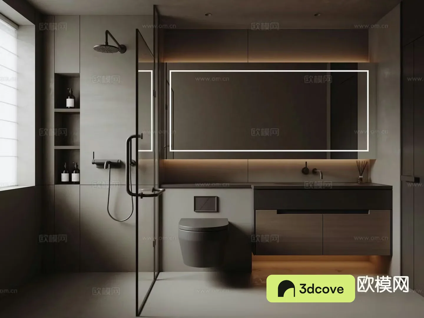 Italian style bathroom toilet