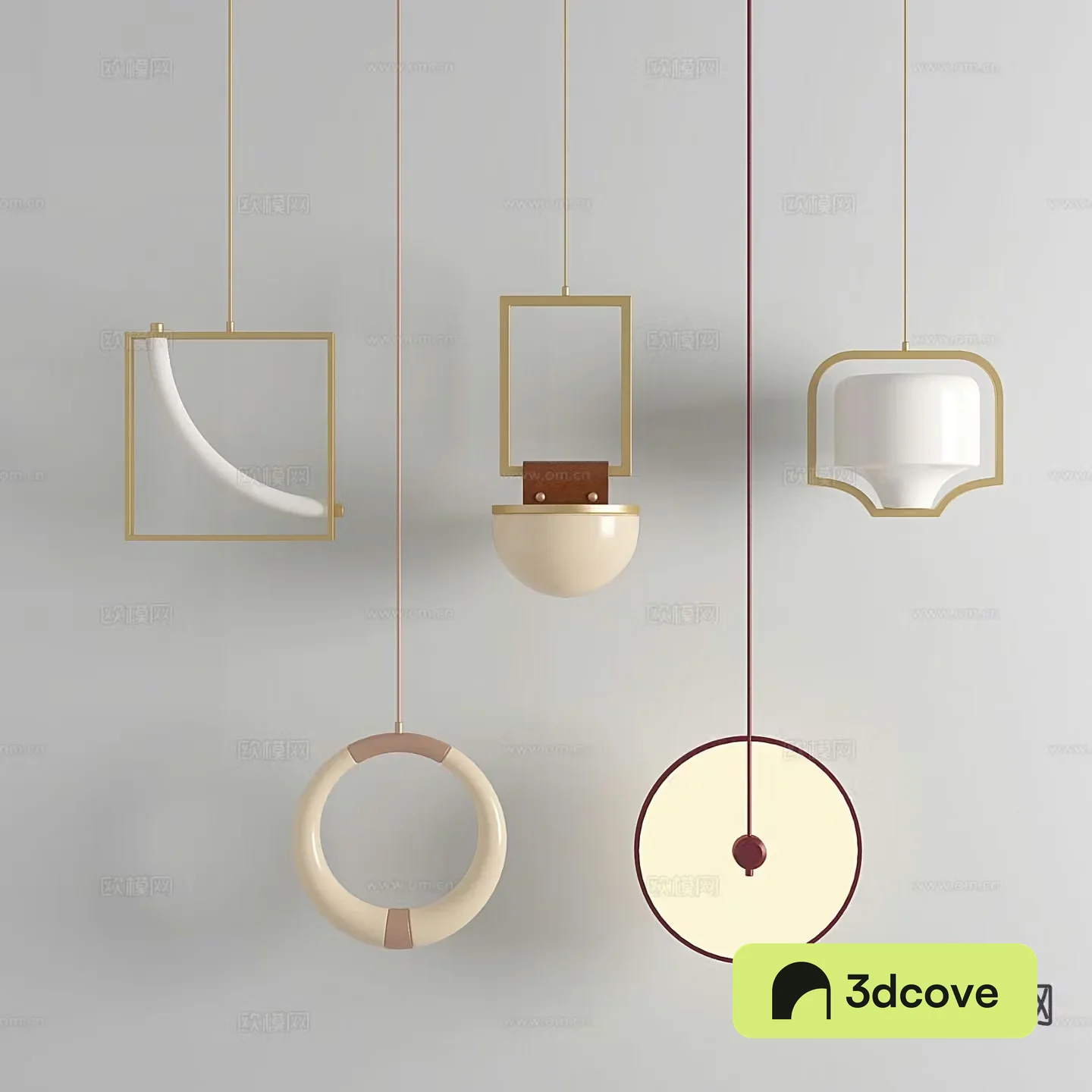 Cream style small chandelier bedside small chandelier