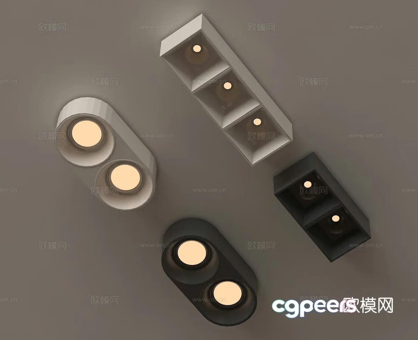 Spotlight Downlight 3D Model