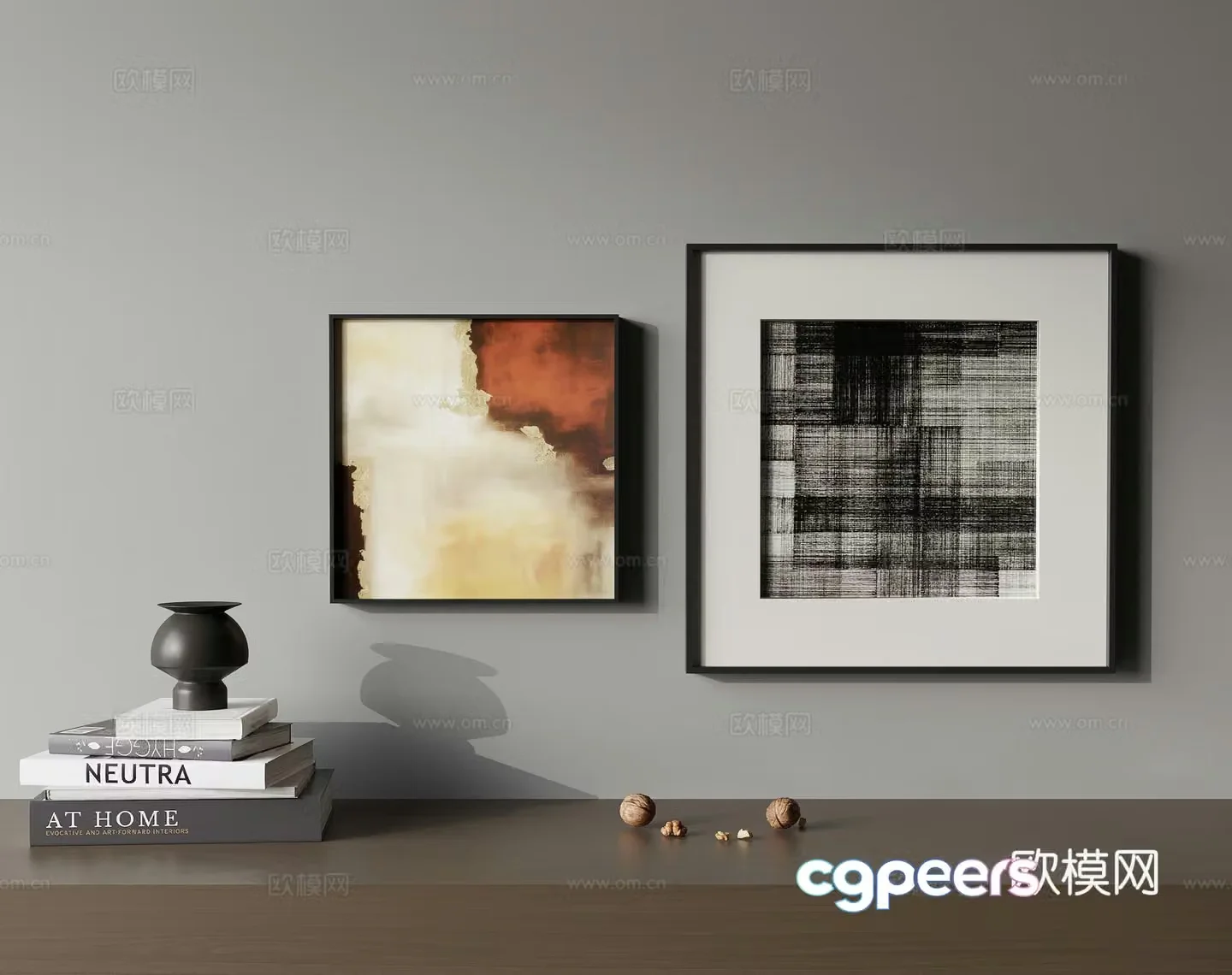 Combination hanging painting 3D model