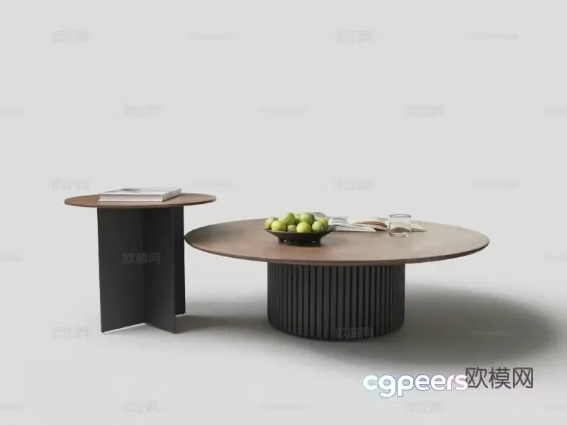 Modern living room coffee table 3d model