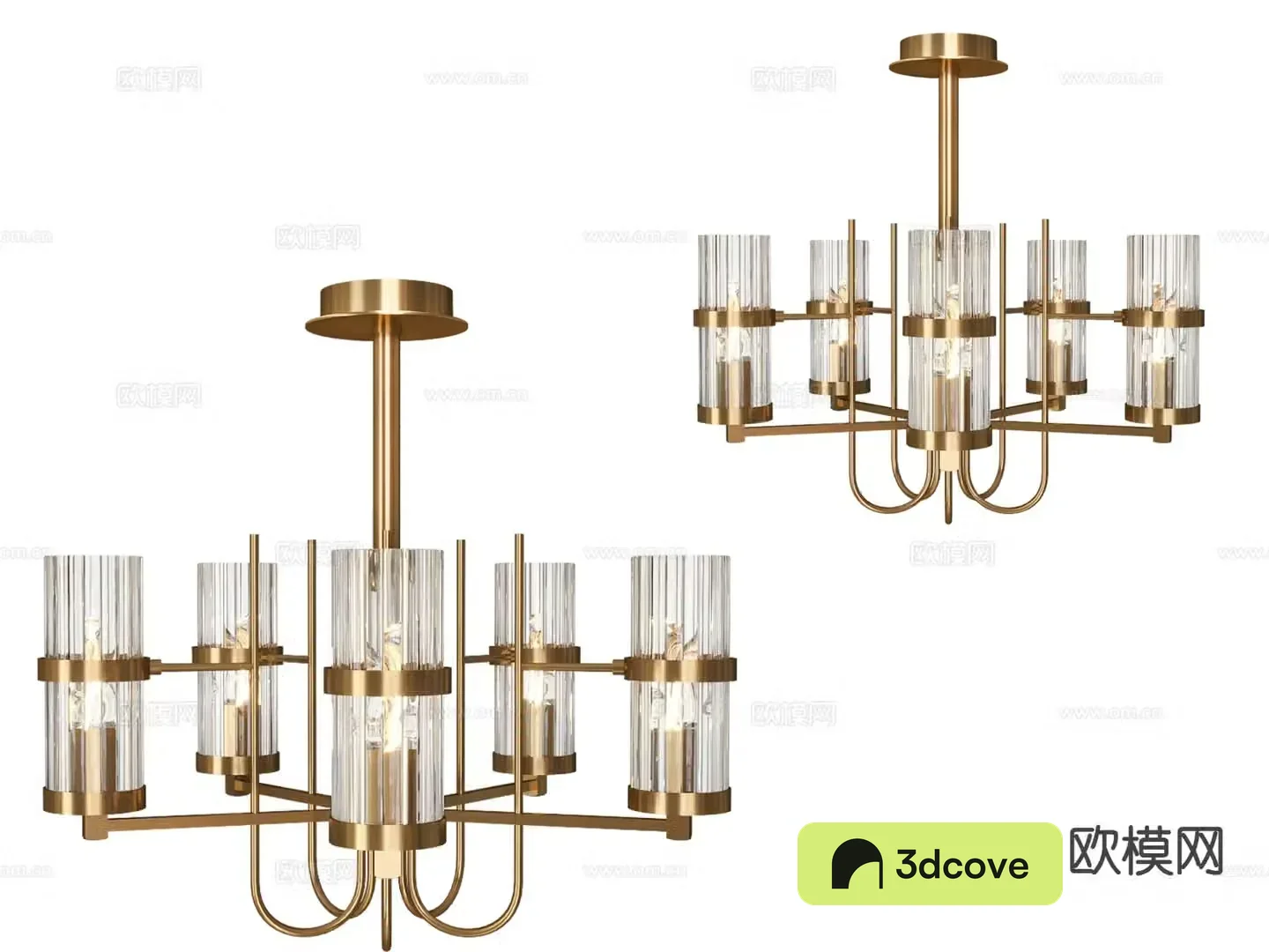 European style chandelier multi-head chandelier