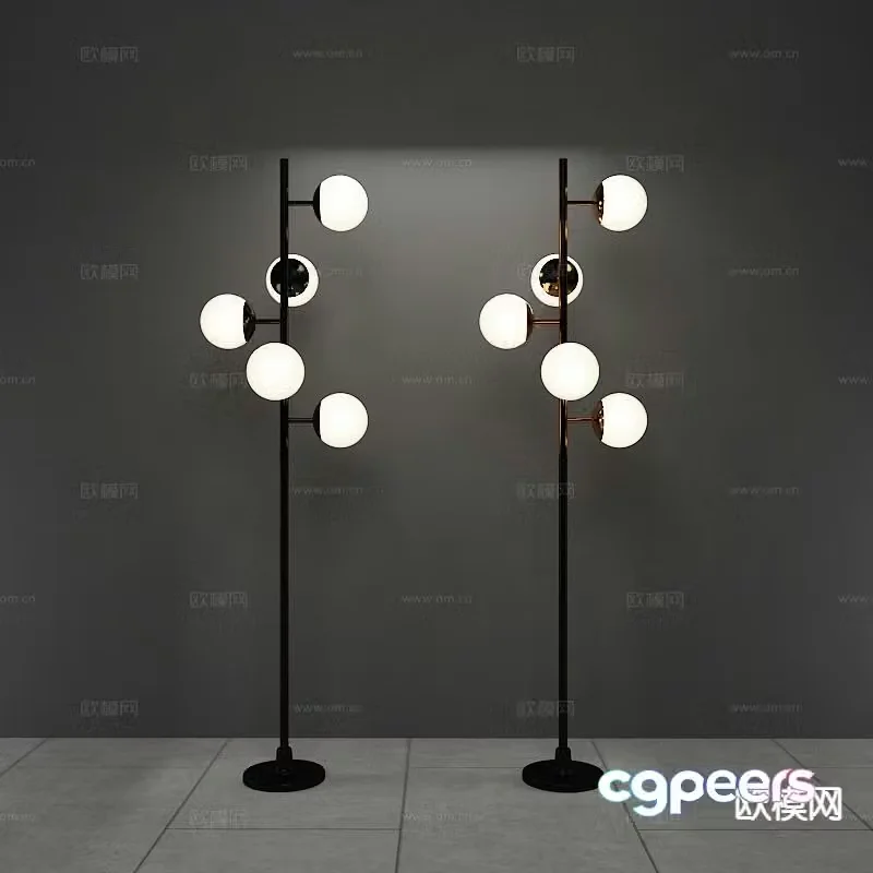 Modern floor lamp 3d model