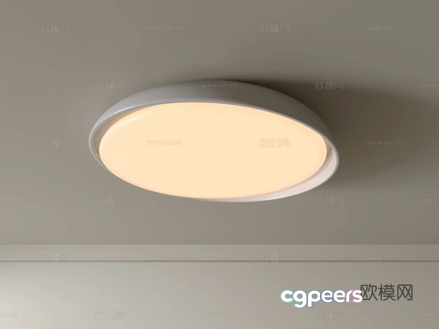 Modern ceiling lamp Geometric ceiling lamp Bedroom lamp Artistic shaped lamp Fashion living room lamp 3D model